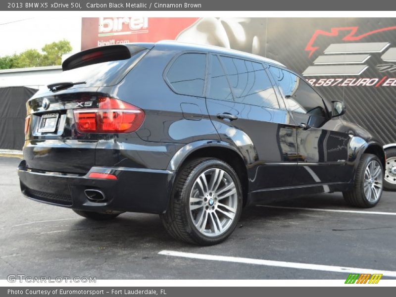 Carbon Black Metallic / Cinnamon Brown 2013 BMW X5 xDrive 50i