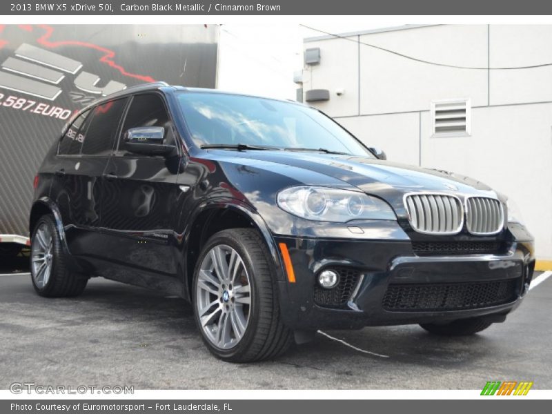 Carbon Black Metallic / Cinnamon Brown 2013 BMW X5 xDrive 50i