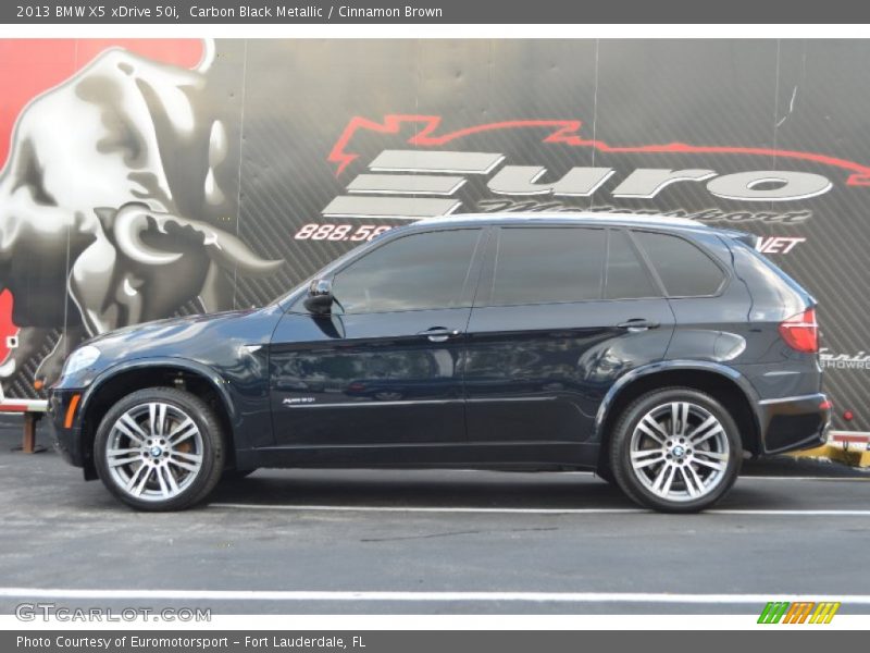 Carbon Black Metallic / Cinnamon Brown 2013 BMW X5 xDrive 50i