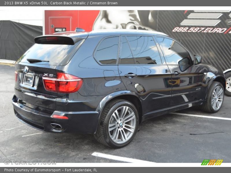 Carbon Black Metallic / Cinnamon Brown 2013 BMW X5 xDrive 50i