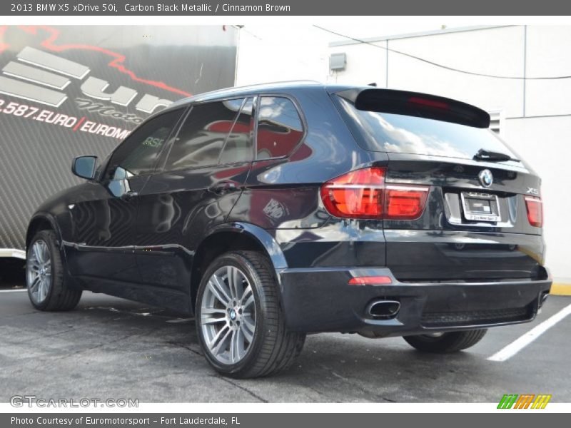 Carbon Black Metallic / Cinnamon Brown 2013 BMW X5 xDrive 50i