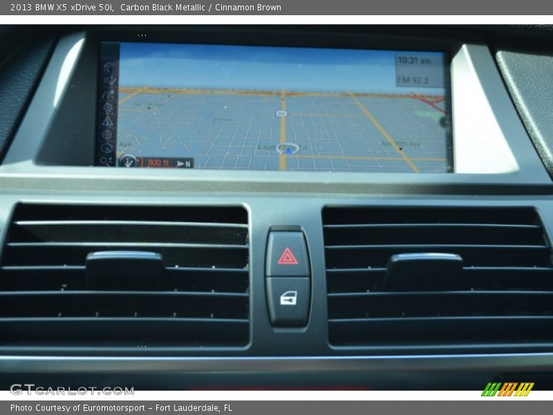 Carbon Black Metallic / Cinnamon Brown 2013 BMW X5 xDrive 50i