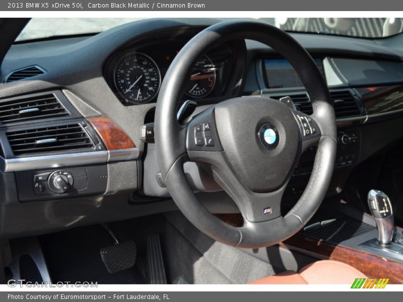 Carbon Black Metallic / Cinnamon Brown 2013 BMW X5 xDrive 50i