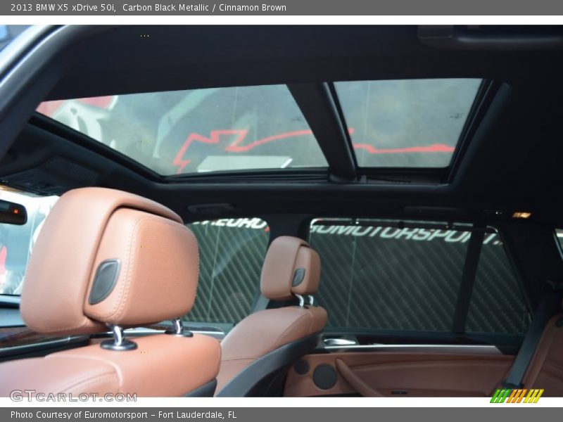 Carbon Black Metallic / Cinnamon Brown 2013 BMW X5 xDrive 50i