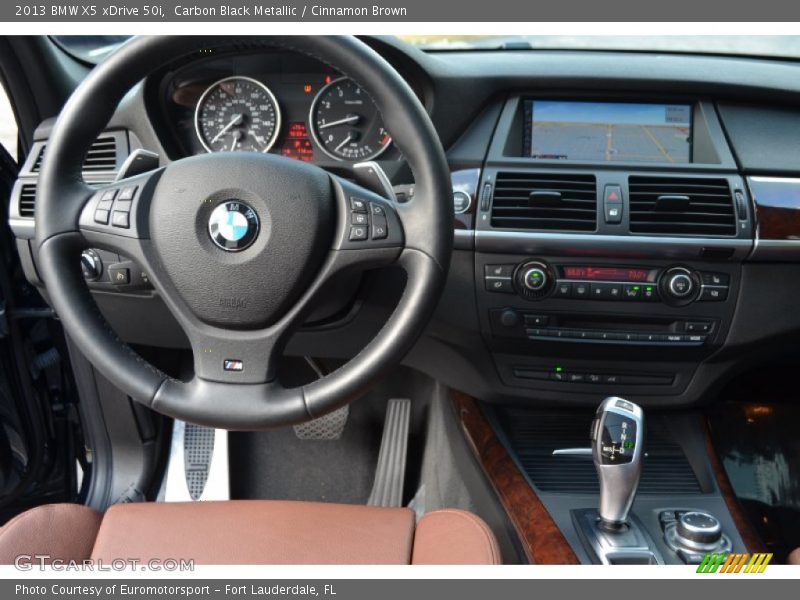 Carbon Black Metallic / Cinnamon Brown 2013 BMW X5 xDrive 50i