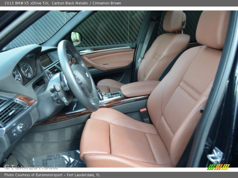 Carbon Black Metallic / Cinnamon Brown 2013 BMW X5 xDrive 50i