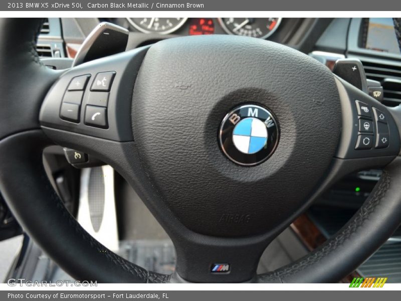 Carbon Black Metallic / Cinnamon Brown 2013 BMW X5 xDrive 50i