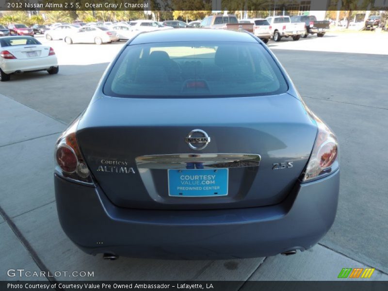 Ocean Gray / Charcoal 2012 Nissan Altima 2.5 S
