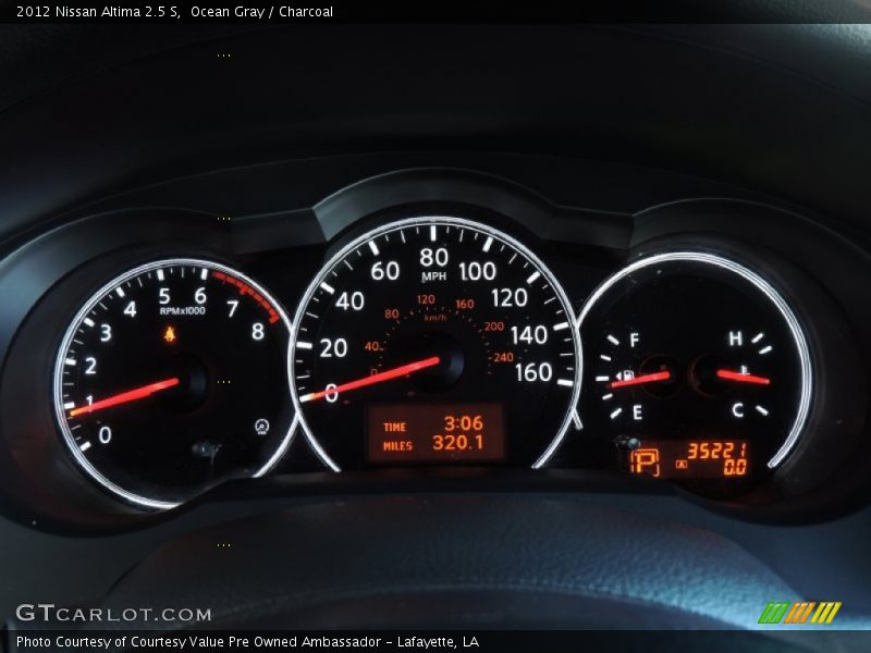 Ocean Gray / Charcoal 2012 Nissan Altima 2.5 S