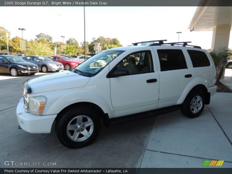 Bright White / Medium Slate Gray 2005 Dodge Durango SLT