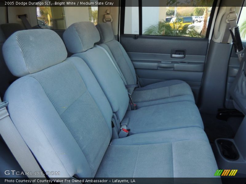 Bright White / Medium Slate Gray 2005 Dodge Durango SLT