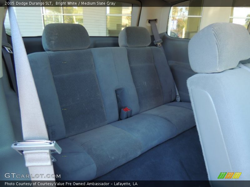 Bright White / Medium Slate Gray 2005 Dodge Durango SLT