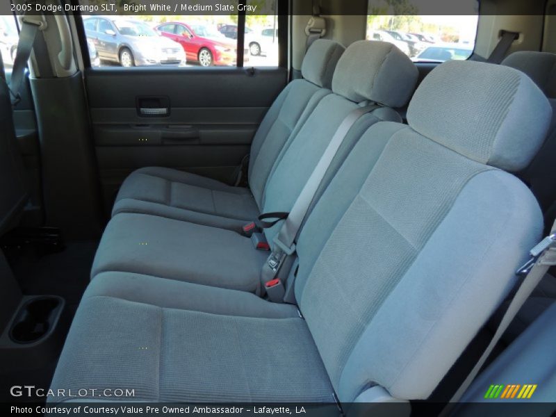 Bright White / Medium Slate Gray 2005 Dodge Durango SLT