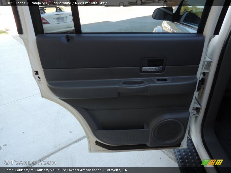 Bright White / Medium Slate Gray 2005 Dodge Durango SLT