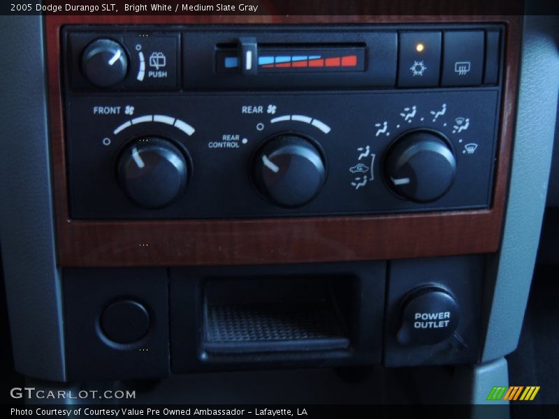 Bright White / Medium Slate Gray 2005 Dodge Durango SLT