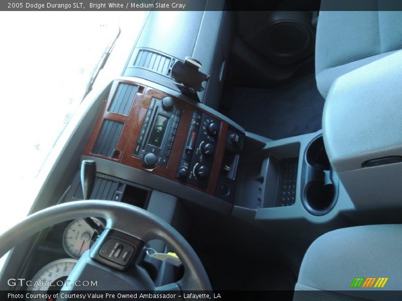 Bright White / Medium Slate Gray 2005 Dodge Durango SLT