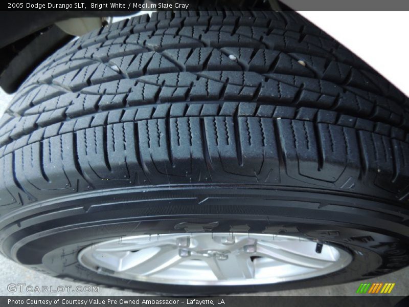 Bright White / Medium Slate Gray 2005 Dodge Durango SLT