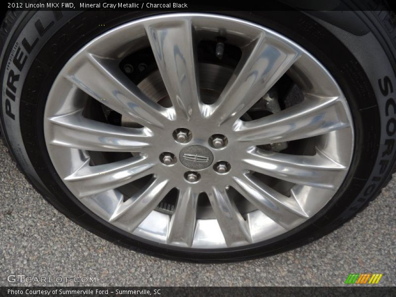 Mineral Gray Metallic / Charcoal Black 2012 Lincoln MKX FWD