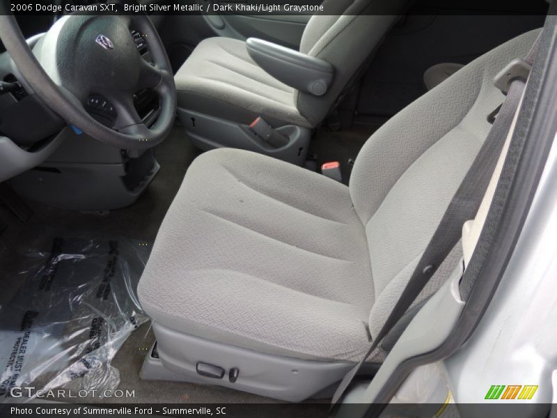 Bright Silver Metallic / Dark Khaki/Light Graystone 2006 Dodge Caravan SXT