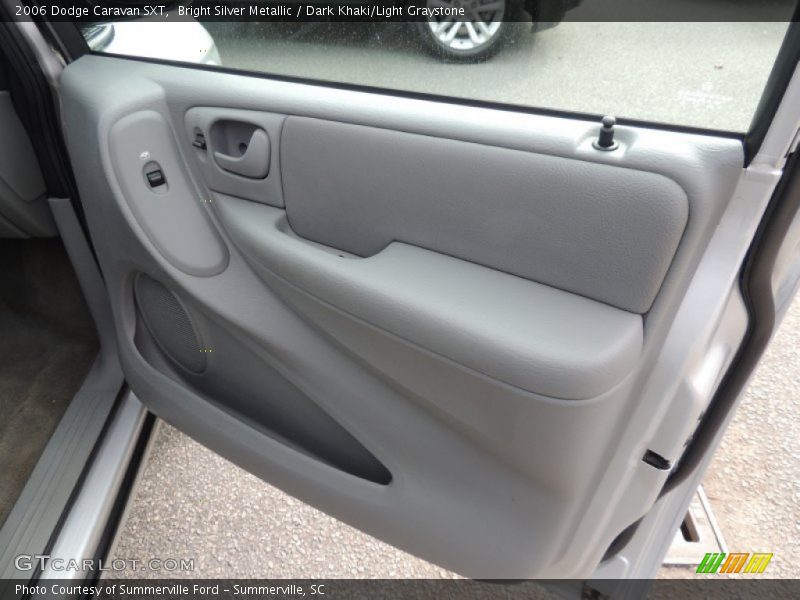 Bright Silver Metallic / Dark Khaki/Light Graystone 2006 Dodge Caravan SXT