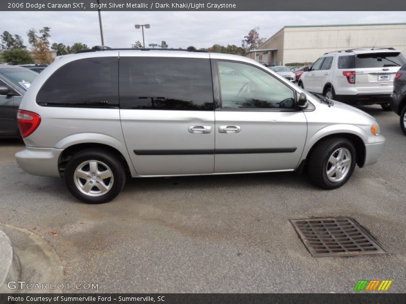 Bright Silver Metallic / Dark Khaki/Light Graystone 2006 Dodge Caravan SXT