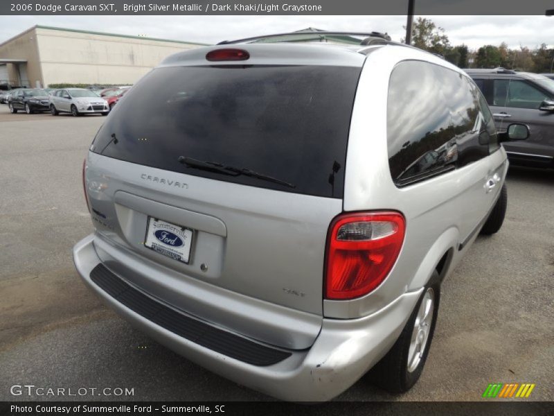 Bright Silver Metallic / Dark Khaki/Light Graystone 2006 Dodge Caravan SXT