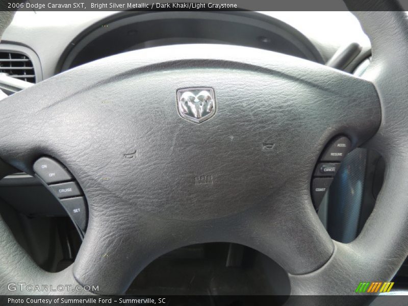 Bright Silver Metallic / Dark Khaki/Light Graystone 2006 Dodge Caravan SXT