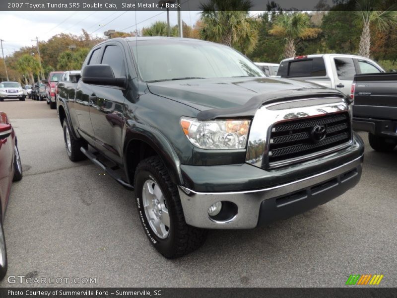 Slate Metallic / Black 2007 Toyota Tundra SR5 Double Cab