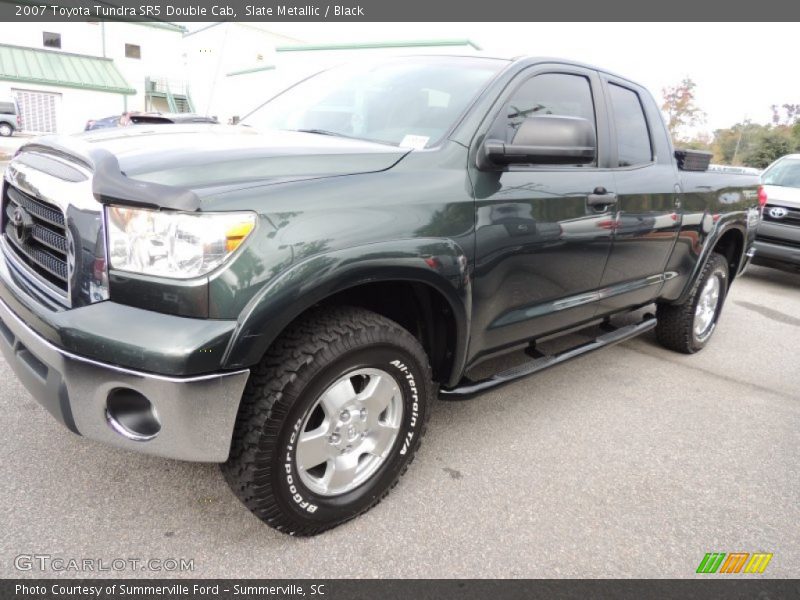 Slate Metallic / Black 2007 Toyota Tundra SR5 Double Cab