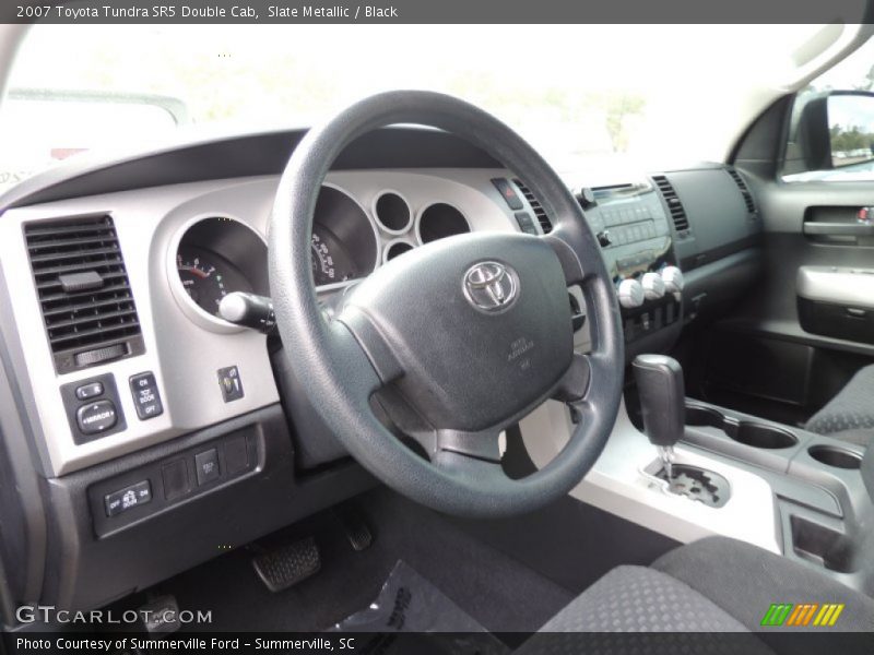 Slate Metallic / Black 2007 Toyota Tundra SR5 Double Cab