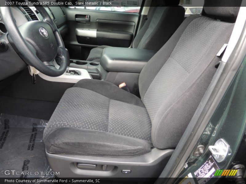 Slate Metallic / Black 2007 Toyota Tundra SR5 Double Cab