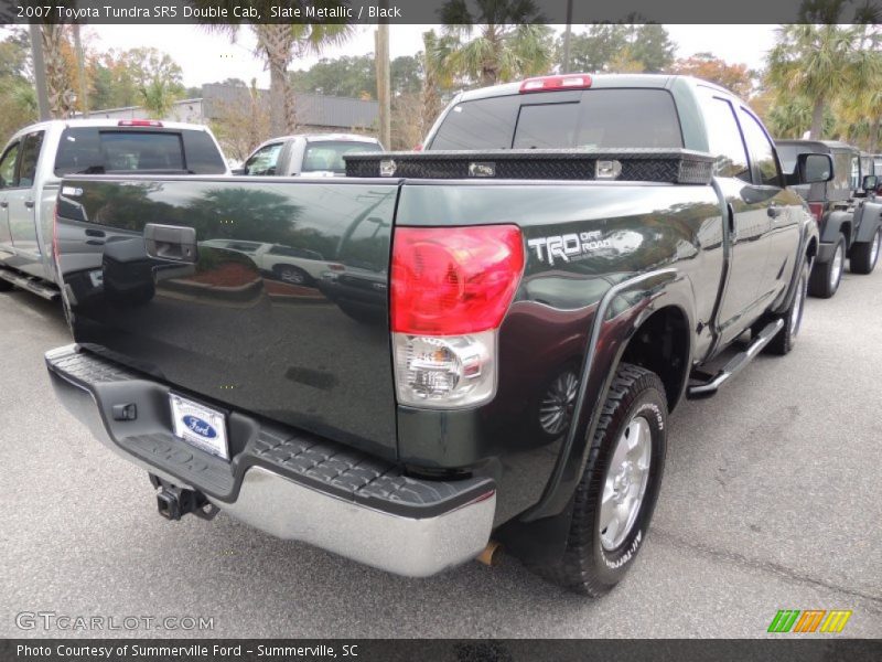 Slate Metallic / Black 2007 Toyota Tundra SR5 Double Cab