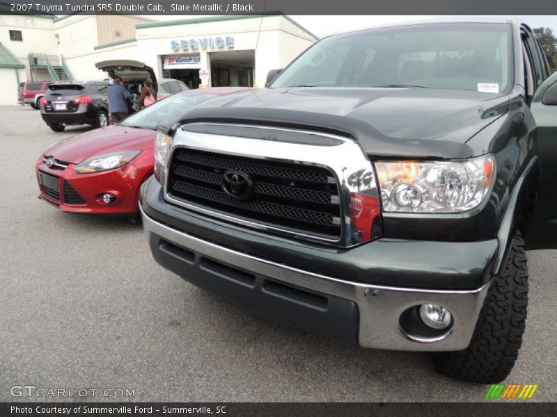 Slate Metallic / Black 2007 Toyota Tundra SR5 Double Cab
