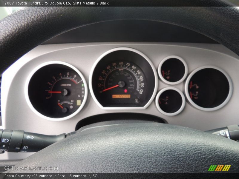Slate Metallic / Black 2007 Toyota Tundra SR5 Double Cab