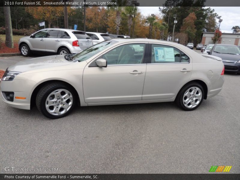 Smokestone Metallic / Medium Light Stone 2010 Ford Fusion SE