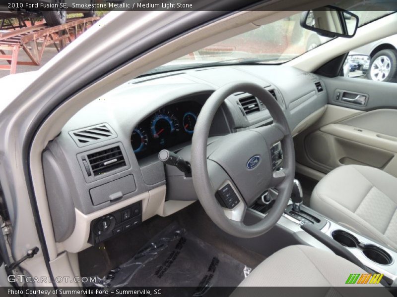Smokestone Metallic / Medium Light Stone 2010 Ford Fusion SE