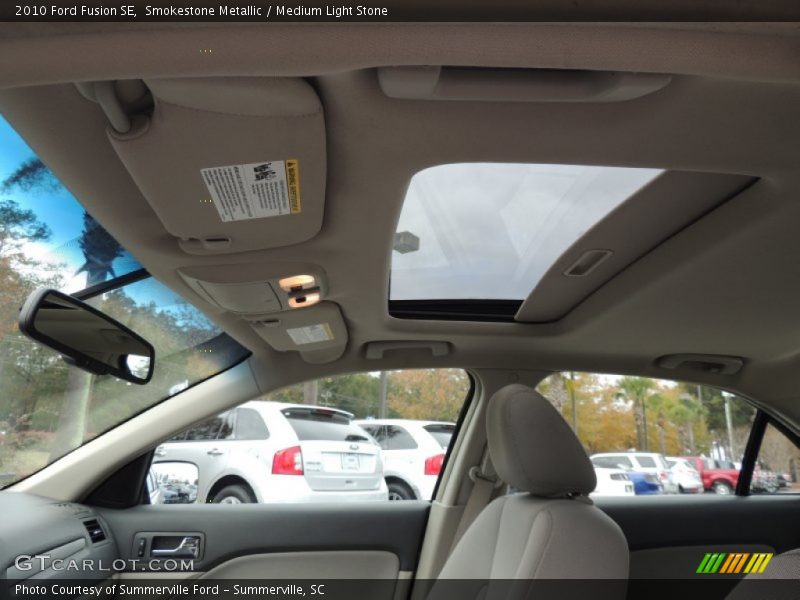 Smokestone Metallic / Medium Light Stone 2010 Ford Fusion SE