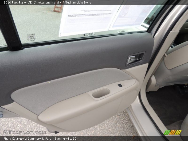 Smokestone Metallic / Medium Light Stone 2010 Ford Fusion SE