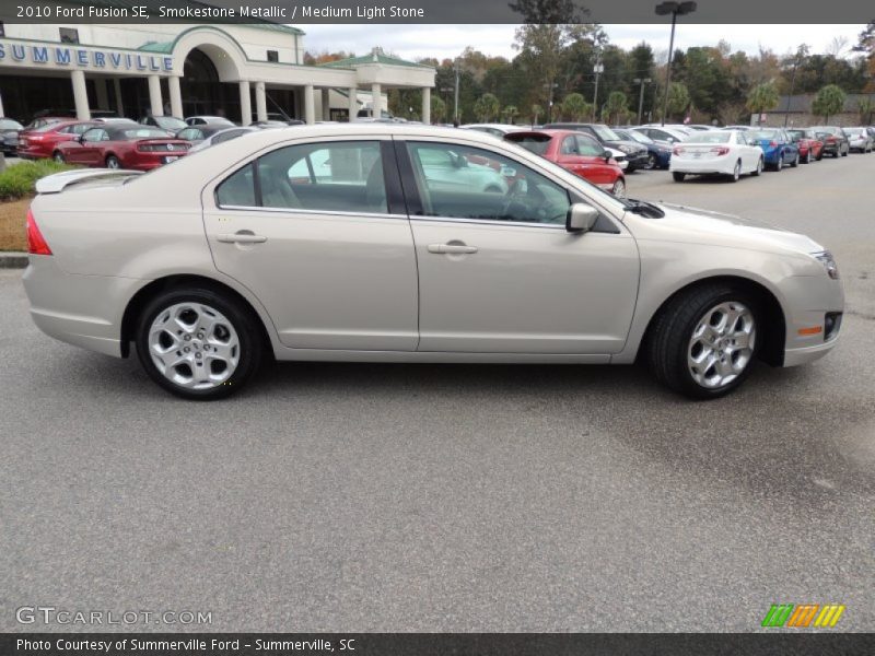 Smokestone Metallic / Medium Light Stone 2010 Ford Fusion SE