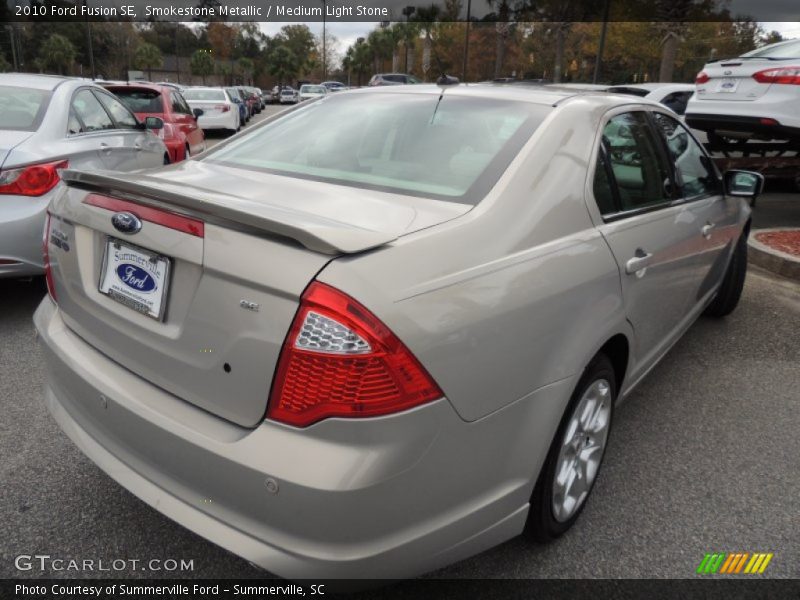 Smokestone Metallic / Medium Light Stone 2010 Ford Fusion SE