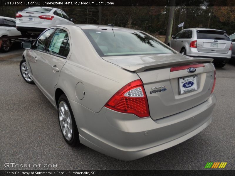 Smokestone Metallic / Medium Light Stone 2010 Ford Fusion SE