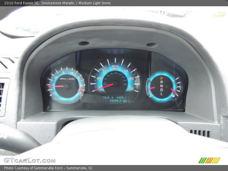 Smokestone Metallic / Medium Light Stone 2010 Ford Fusion SE