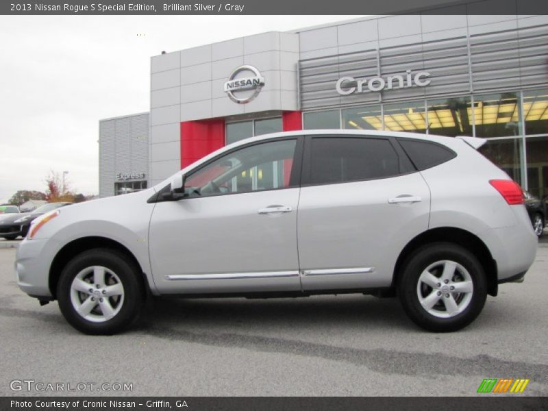 Brilliant Silver / Gray 2013 Nissan Rogue S Special Edition