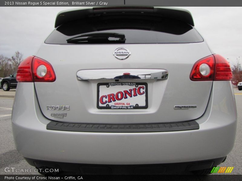 Brilliant Silver / Gray 2013 Nissan Rogue S Special Edition