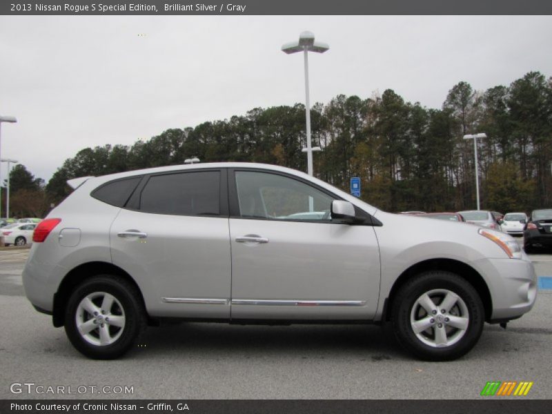Brilliant Silver / Gray 2013 Nissan Rogue S Special Edition