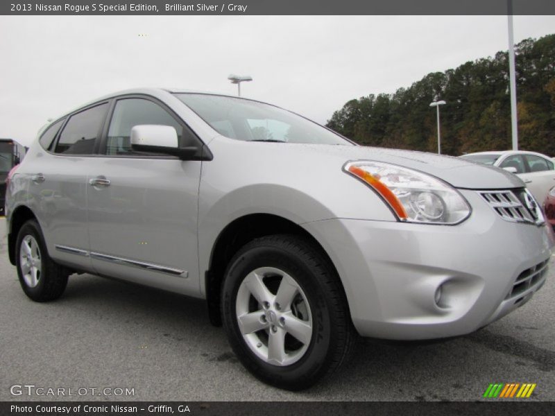 Brilliant Silver / Gray 2013 Nissan Rogue S Special Edition