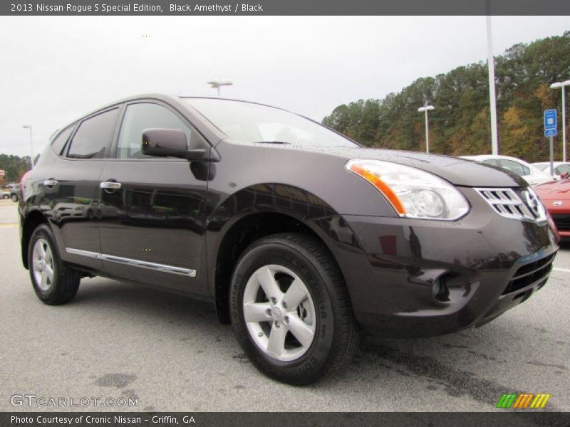 Black Amethyst / Black 2013 Nissan Rogue S Special Edition