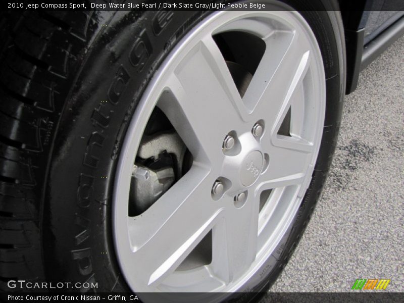 Deep Water Blue Pearl / Dark Slate Gray/Light Pebble Beige 2010 Jeep Compass Sport