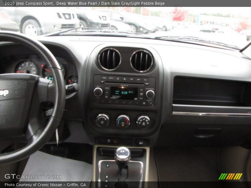 Deep Water Blue Pearl / Dark Slate Gray/Light Pebble Beige 2010 Jeep Compass Sport