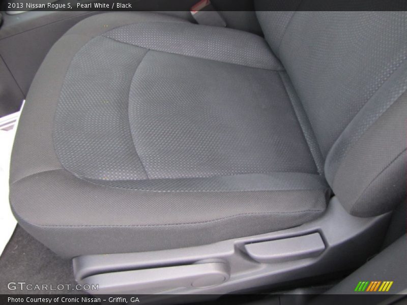 Pearl White / Black 2013 Nissan Rogue S